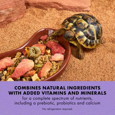 Show full view: Zilla Herbivore Medley Diet Bearded Dragon Lizard & Tortoise Food, 4-oz bag slide 2 of 11