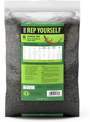 Show full view: Zilla Jungle Mix Fir & Sphagnum Peat Moss Organic Reptile Bedding, 4-qt bag slide 2 of 10