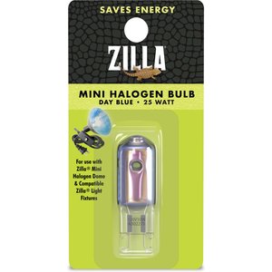 Zilla Light & Heat Mini Halogen Bulb for Reptile Terrariums, Day Blue, 25 Watts