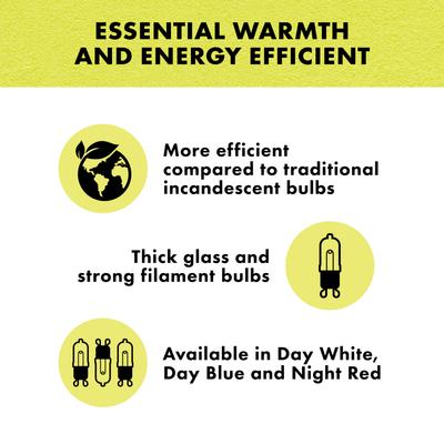 Show full view: Zilla Light & Heat Mini Halogen Bulb for Reptile Terrariums, Day White, 50 Watts slide 4 of 11