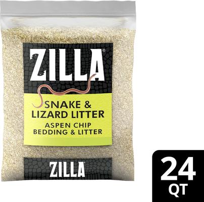 Show full view: Zilla Lizard Litter Aspen Chip Reptile Bedding, 24-qt bag slide 9 of 10