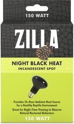 Zilla Night Black Reptile Basking Bulb, 150-watt