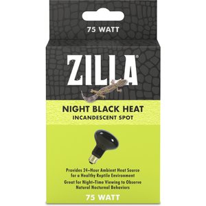 Zilla Night Black Reptile Basking Bulb, 75-watt