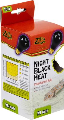 Show full view: Zilla Night Black Reptile Basking Bulb, 75-watt slide 6 of 9