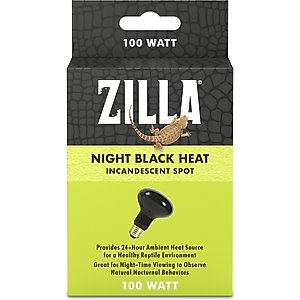 Zilla Night Black Reptile Basking Bulb, 100-watt