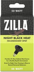 Zilla Night Black Reptile Basking Bulb, 50-watt