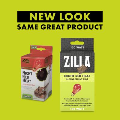 Show full view: Zilla Night Red Reptile Basking Bulb, 150-watt slide 9 of 9