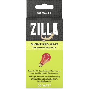 Zilla Night Red Reptile Basking Bulb, 50-watt