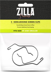 Zilla Non-Locking Screen Clips, Small