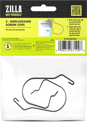 Show full view: Zilla Non-Locking Screen Clips, Small slide 9 of 9