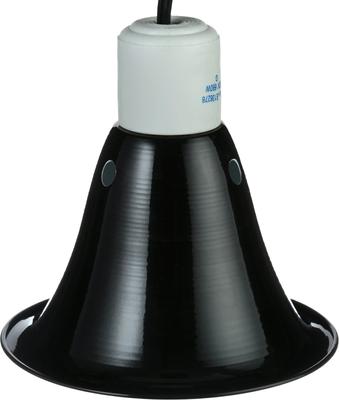 Show full view: Zilla Premium Reflector Light & Heat Black Ceramic Dome Lighting Fixture, 5.5-in slide 9 of 11