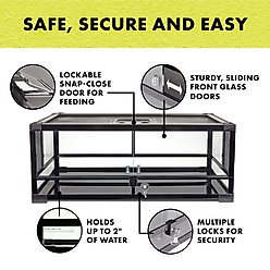 Zilla QuickBuild Terrarium, Black, 30-in 20-gal slide 2 of 9