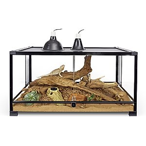 Zilla QuickBuild Terrarium, Black, 36-in 40-gal