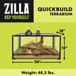 Show in main carousel: Zilla QuickBuild Terrarium, Black, 36-in 40-gal slide 3 of 13