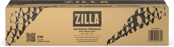 Show full view: Zilla QuickBuild Terrarium, Black, 36-in 40-gal slide 8 of 13