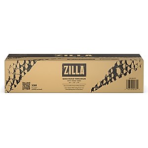 Zilla QuickBuild Terrarium, Black, 36-in 40-gal