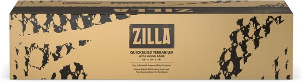 Show full view: Zilla QuickBuild Terrarium, Black, 36-in 40-gal slide 9 of 13