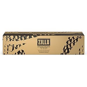 Zilla QuickBuild Terrarium, Black, 36-in 40-gal