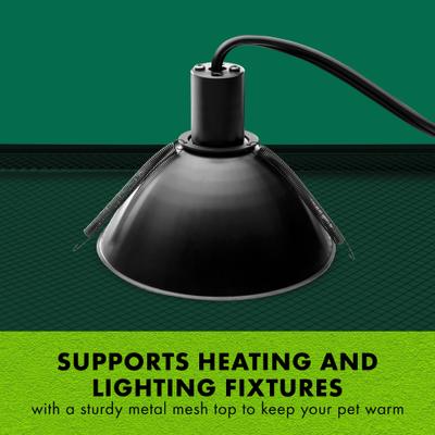 Show full view: Zilla Aquatic Turtle QuickBuild Terrarium, Black, 47 x 15 x 18-in, 26 Gal slide 8 of 9