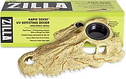 Zilla Rapid Sense Crocodile Skull Reptile Deicer, Tan, Large