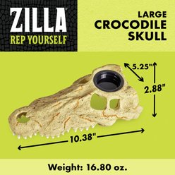 Zilla Rapid Sense Crocodile Skull Reptile Deicer, Tan, Large slide 2 of 9