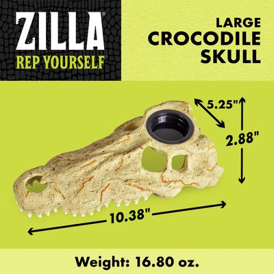 Show full view: Zilla Rapid Sense Crocodile Skull Reptile Deicer, Tan, Large slide 2 of 11
