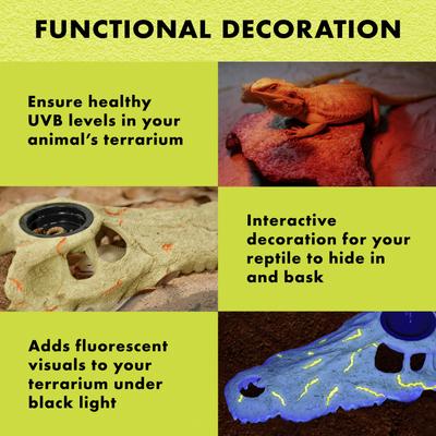 Show full view: Zilla Rapid Sense Crocodile Skull Reptile Deicer, Tan, Large slide 4 of 11