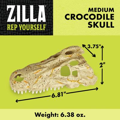 Show full view: Zilla Rapid Sense Crocodile Skull Reptile Deicer, Tan, Medium slide 2 of 11