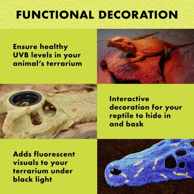 Show full view: Zilla Rapid Sense Crocodile Skull Reptile Deicer, Tan, Medium slide 4 of 11