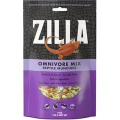 Zilla Reptile Munchies Omnivore Mix Lizard Food, 4-oz bag