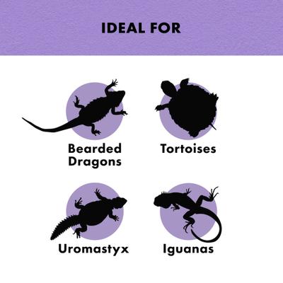 Show full view: Zilla Reptile Munchies Vegetable Mix with Calcium Lizard Food, 4-oz bag slide 4 of 8