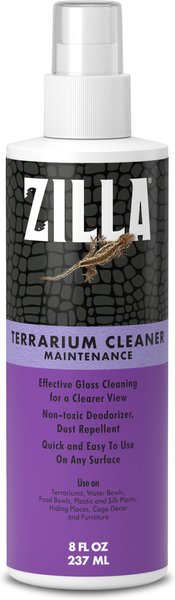 Zilla Reptile Terrarium Cleaner, 8-oz bottle