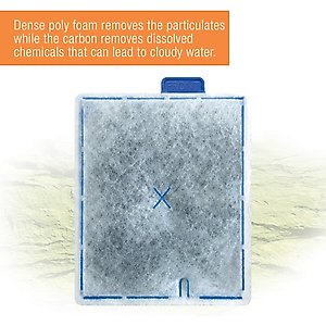 Zilla Reptile Terrarium Filter Replacement Cartridges, 3 count, Large
