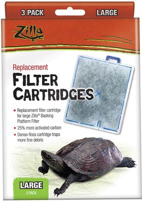Show full view: Zilla Reptile Terrarium Filter Replacement Cartridges, 9 count, Large slide 1 of 9
