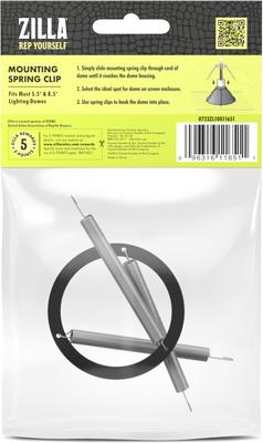 Show full view: Zilla Terrarium Lamp Mounting Spring Clip slide 9 of 10