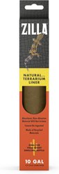 Zilla Terrarium Liner, Brown, 10-gal