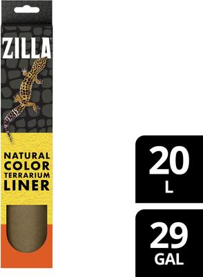 Show full view: Zilla Terrarium Liner, Brown, 20L/29-gal slide 9 of 11