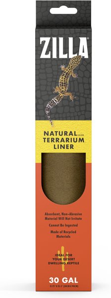 Zilla Terrarium Liner, Brown