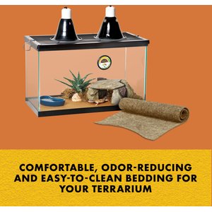 Zilla Terrarium Liner, Brown, 40/50-gal