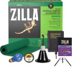 Zilla Tropical Reptile Habitat Accessory Kit