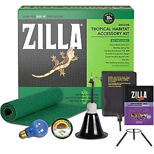Zilla Tropical Reptile Habitat Accessory Kit