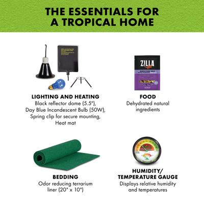 Show full view: Zilla Tropical Reptile Habitat Accessory Kit slide 5 of 9
