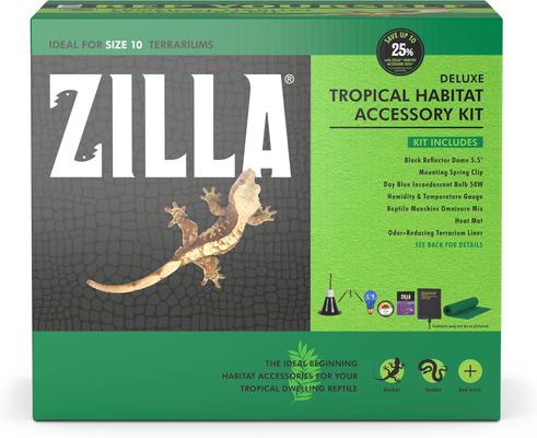 Show full view: Zilla Tropical Reptile Habitat Accessory Kit slide 2 of 9