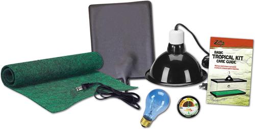 Show full view: Zilla Tropical Reptile Terrarium Starter Kit with Light & Heat, 10-gal slide 2 of 11