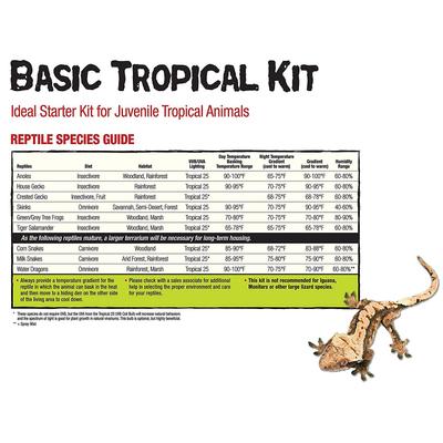 Show full view: Zilla Tropical Reptile Terrarium Starter Kit with Light & Heat, 10-gal slide 3 of 11