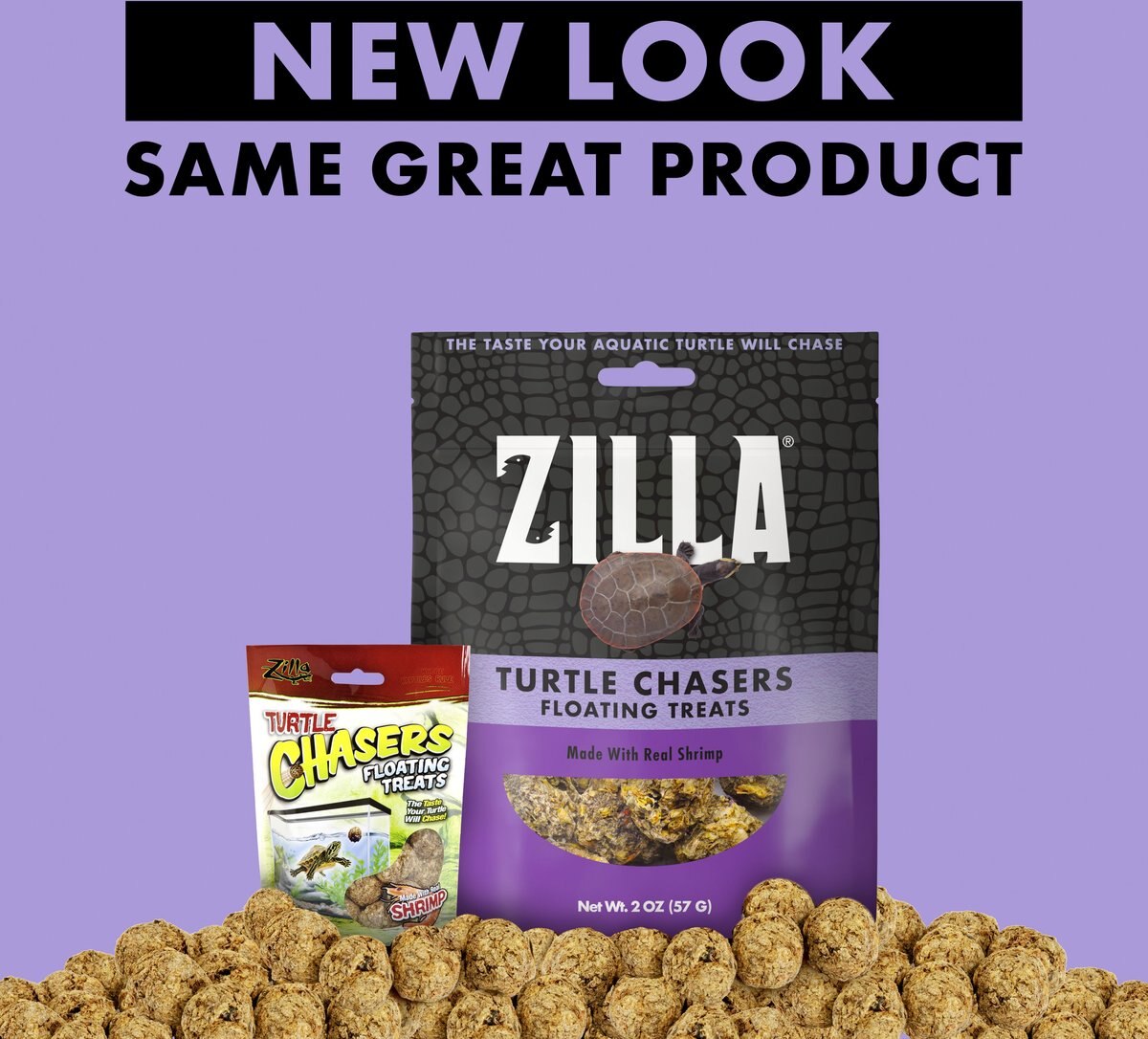 Zilla Turtle Chasers Floating Clam Turtle Treats
