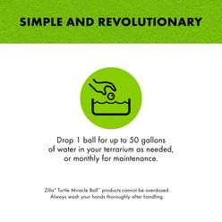 Zilla Turtle Miracle Ball Terrarium Water Conditioner slide 2 of 9