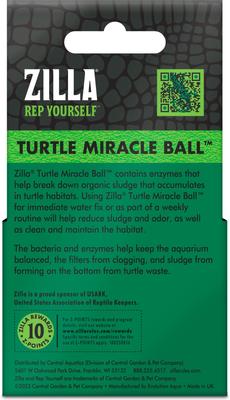 Show full view: Zilla Turtle Miracle Ball Terrarium Water Conditioner slide 9 of 11