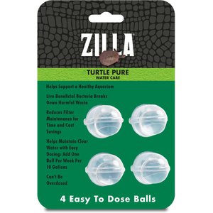 Zilla Turtle PURE Water Conditioner, 4 count