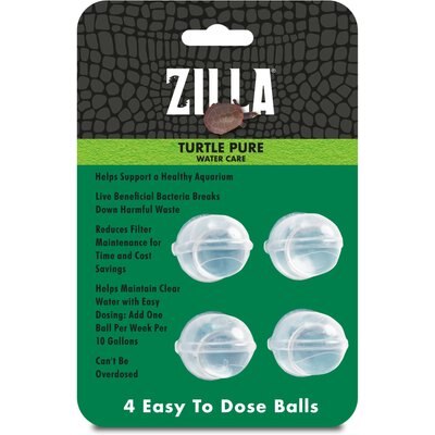 Zilla Zilla Turtle PURE Water Conditioner, 4 count
